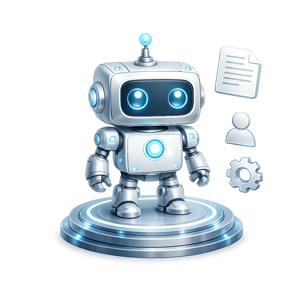 AI 流程自动化能力示意图